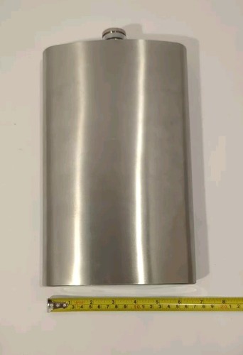 64oz Stainless Steel Flask - Oversized Novelty Flask - Picture 6 of 6