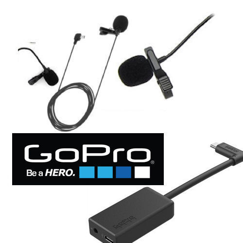  External Pro Lavalier  Microphone For GoPro Hero5  Hero Session + AAMIC-001 - Picture 1 of 5