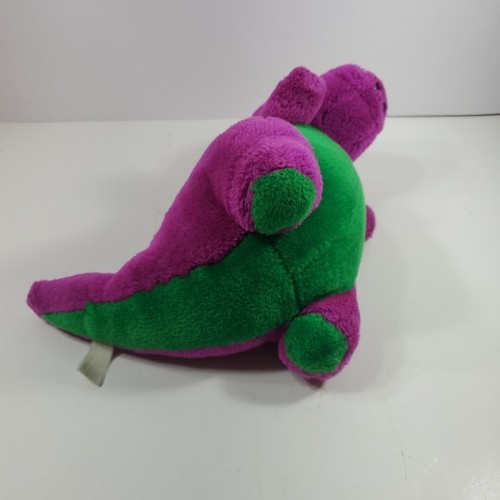 Vintage Barney Goffa International Corp peluche viola dinosauro 12" - senza cravatta - Foto 13 di 13