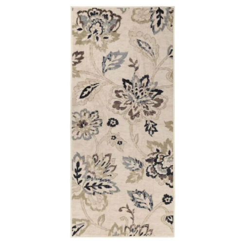 Jacobean Modern Farmhouse Floral Large Indoor Area Rugs Or Runner Rug - Picture 13 of 27