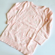 Gymboree Girls M 7-8 Polar Pink Marled Tunic Sweater NWT