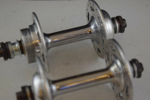 IMB vintage hub set 36 hole high flange 60mm 122mm rear 100mm front alloy NOS - Picture 9 of 12