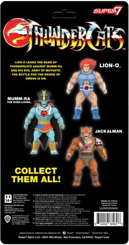 Figurine articulée vintage Super7 Thundercats Jackalman vague 1 cardée *en stock - Photo 3/4