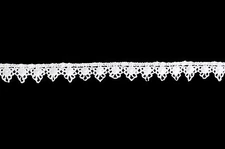 Unotrim 0.5" White or Ivory  Venice Floral Lace Trim sewing notions Sold by Yard