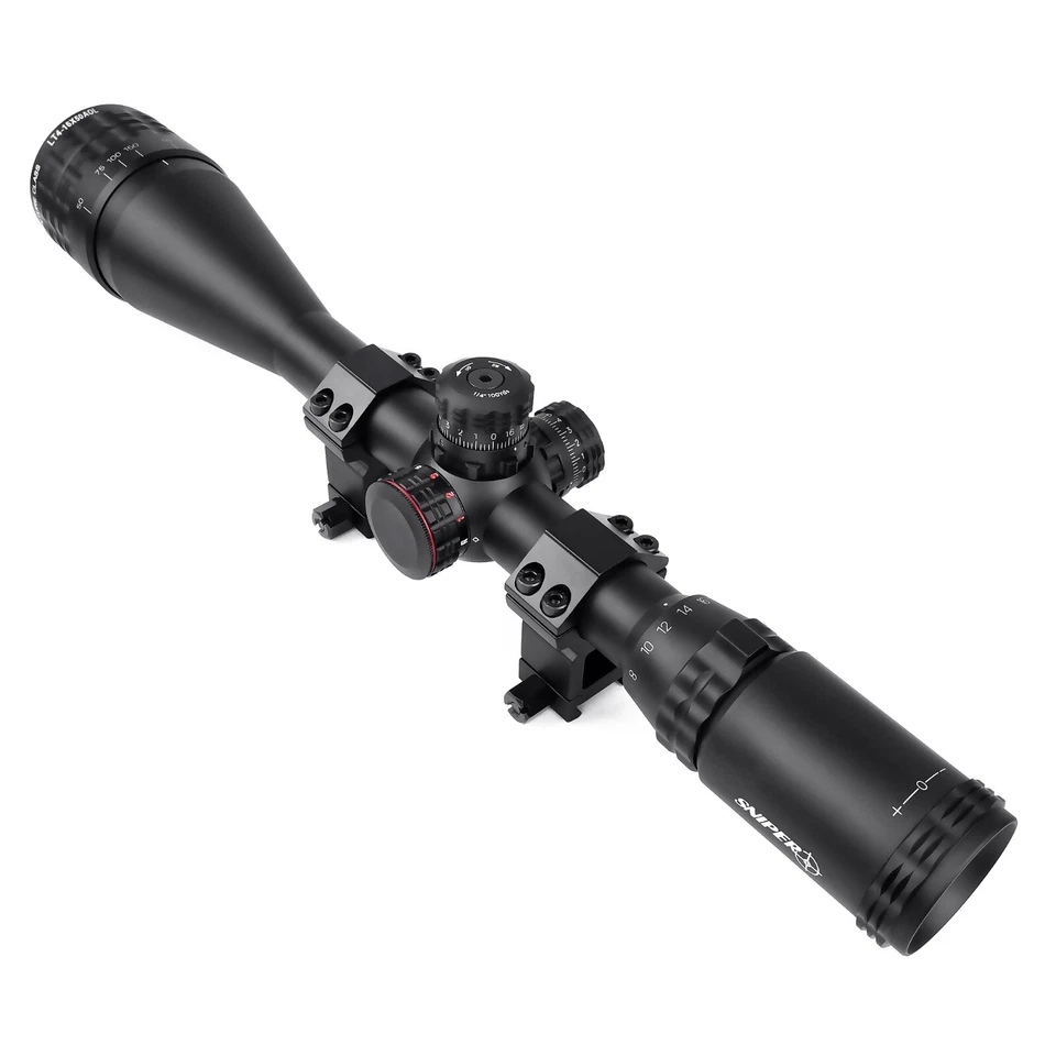 Sniper 4-16x50 Hunting Rifle Scope Illuminated Red, Green,Blue Mil-Dot Reticle - Image 2 of 4
