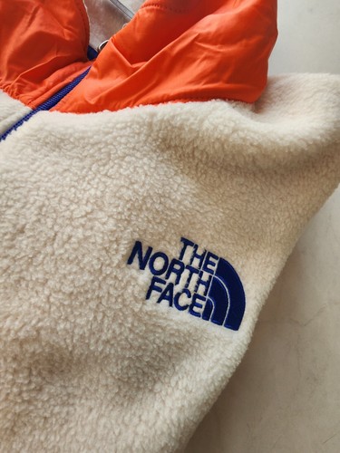 *NWT* The North Face COLOR BLOCK Full Zip Soft Fleece Mens Jacket RARE - White - Picture 10 of 23