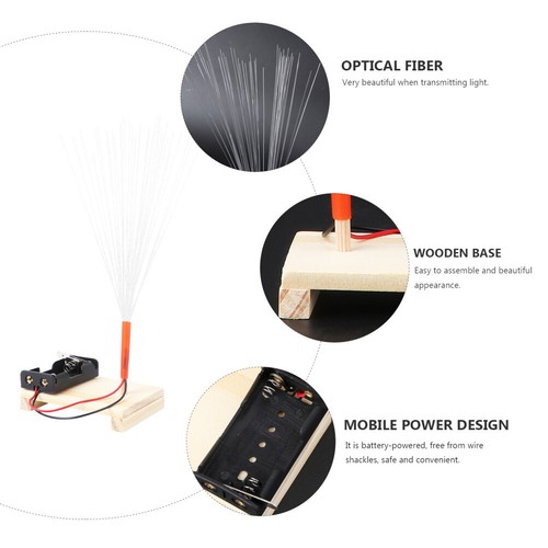 Christmas Fiber Optic Lights Decorative DIY Lamp LED Puzzle - Picture 5 of 11