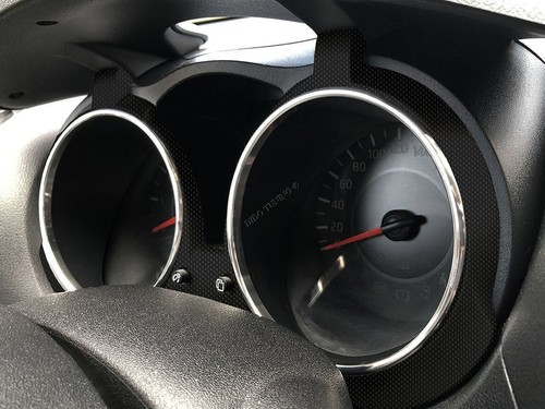 Pour Nissan Juke F15 10-17 Cerclages De Compteur Aluminium Anneaux Chrome x2 - Picture 10 of 10