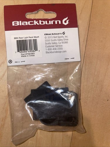 Blackburn Bicycle Rear Light Rack Mount 7067953 Black - Picture 2 of 2