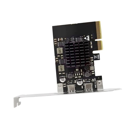 USB3.2 PCIE3.0X2 Expansion Card Double TypeC Port 20Gbps Quick Data Transfer - Afbeelding 5 van 6
