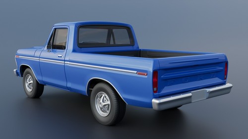 1973 Ford F100 Pickup Model Kit - 1/24 - 3D Printed - Picture 4 of 18