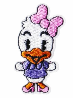 Kids Baby Duck Iron-On Patch Embroidered Applique