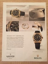 ORIG REKLAME WERBUNG  2022   WEMPE ROLEX   Herren - Armbanduhr