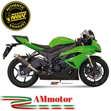 Mivv Kawasaki ZX-6 R 600 2014 Terminale Di Scarico Per Moto Marmitta Gp Carbonio