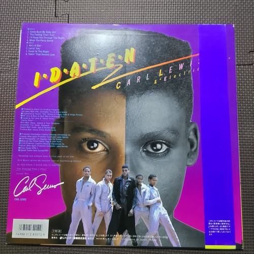 CARL LEWIS / IDATEN 28RL-0018 JAPAN ISSUE 1LP OBI,INSERT - Picture 2 of 14