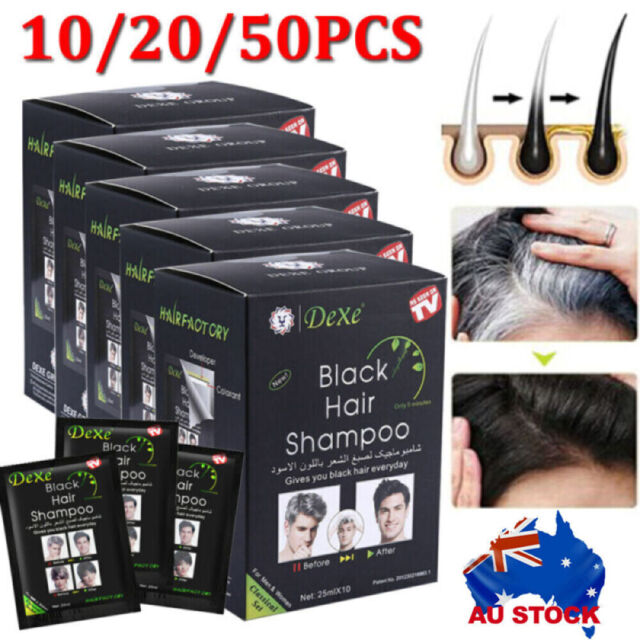 50PCS Dexe Black Hair Shampoo Instant Hair Dye for Men Women Permanent Hair Dye VZ10530 50PCS Dexe Black Hair Shampoo Instant Hair Dye for Men Women Permanent Hair Dye VZ10530