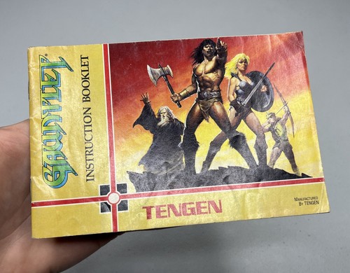 Nintendo NES Handschuh Tengen Original Bedienungsanleitung *Verschleiß* - Bild 2 von 4