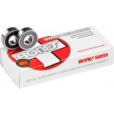 Bones Bearings Skate Bearings Ceramic 16-Count Standard Skateboard Hockey Inline