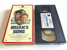 Tested ! *Brian's Song* VHS James Caan NFL Football Gale Sayers **RCA 1987 Ed.**