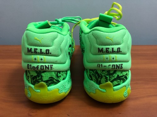 PUMA MB.03 BASKETBALL SHOES MENS 11.5 GREEN LAMELO BALL SNEAKERS LA FRANCE - Picture 4 of 11