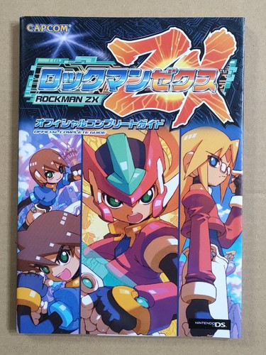 Rockman ZX Mega Man Official Complete Guidebook Guide Book Nintendo DS NDS - 第 1/8 張圖片
