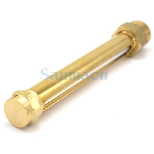 80-200mm Lube Devices Brass Oil Level Gauge Indicator Sight Glass Lathes Sump - Picture 33 of 37