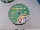 Fujifilm Spindle of 25 Blank Printable CD-R Discs Sealed 52x Speed