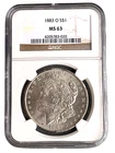 1883-O Morgan Dollar NGC MS63 Uncirculated 90% US Silver Coin KM# 100 Lot B1-531