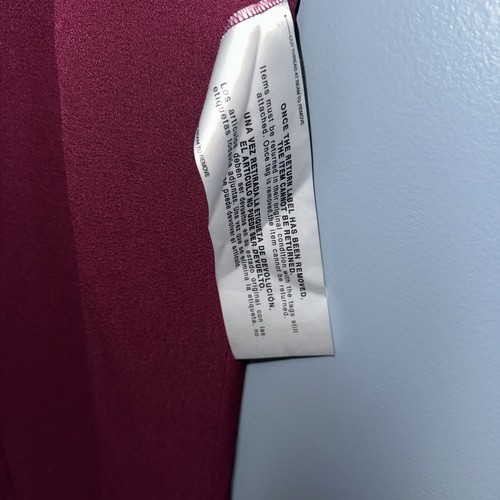 NWT Dress The Population Gloria Front Zip Jumpsuit w/pockets Dark Magenta Sz XXS - Picture 5 of 12