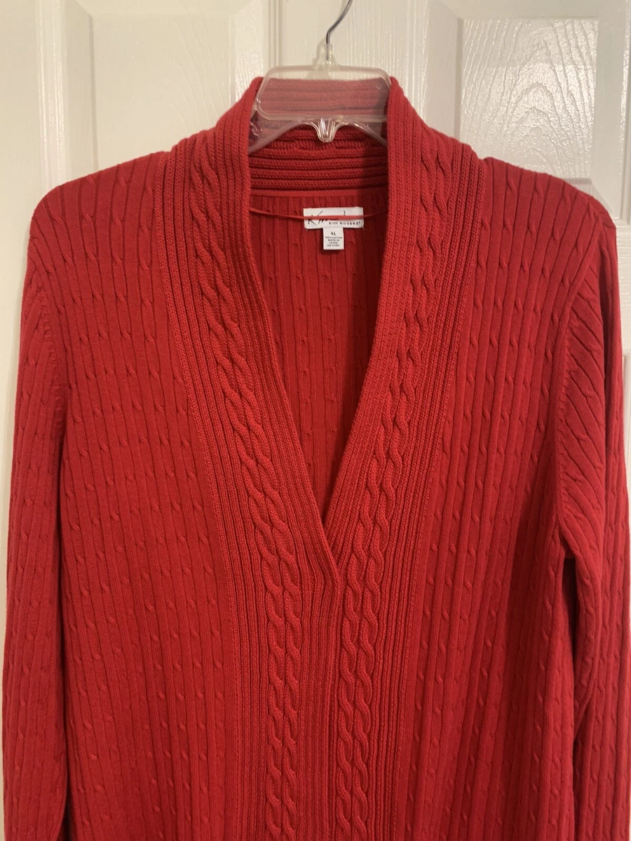 Kim rogers cable shop knit sweater