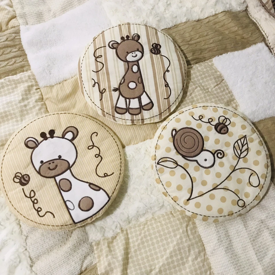 Juego de cuna COCALO bebé guardería alta costura beige neutro niño niña ropa de cama y decoración Foto 3 de 4