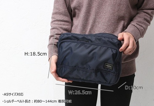 Yoshida Porter Flash Shoulder Bag BLACK 689-05949 made in Japan Brand New - Picture 19 of 19
