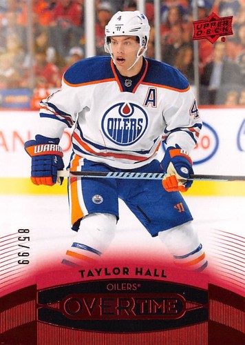 2015-16 Upper Deck Overtime Red #121 Taylor Hall /99 - Picture 1 of 2