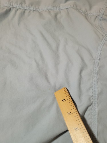 Black Jack Button Up Collared Shirt Size Medium Blue Short Sleeve Pockets 0570 - Picture 10 of 12