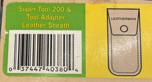 Leatherman Super Tool 200 Kombination * Tool Adapter * Lederholster RAR OVP 2002 - Bild 2 von 20