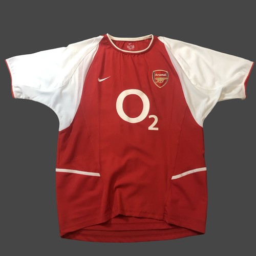 Arsenal O2 2002 2004 Home Vintage Nike Football Soccer Jersey PERSONALIZED - Picture 1 of 14