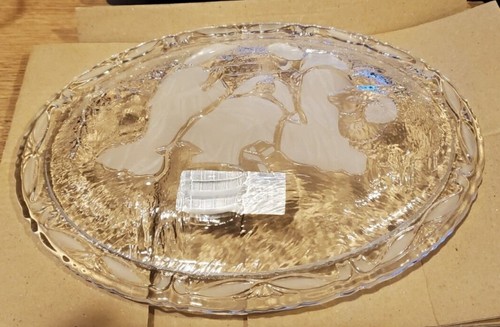 Mikasa Crystal Nativity Plate New W/Box #961 out of 994 - Picture 5 of 6