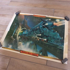 1980 Schlitz Malt Liquor – BullStreak Train Advertising Beer Poster – 24" x 18"