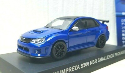 1/64 Kyosho SUBARU IMPREZA WRX STI S206 NBR CHALLENGE BLUE
