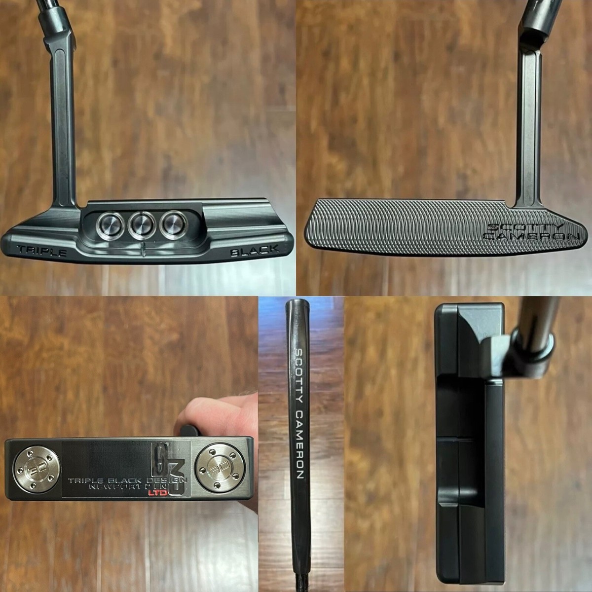 クラブ Scotty Cameron B3 Triple Black NP2 LN B3 トリプルブラックデザインLTD ニューポート2／B3 Triple