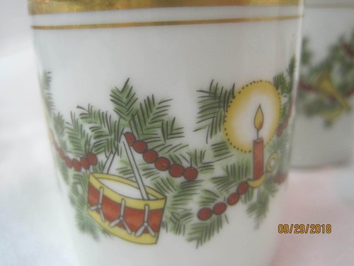 Vintage 1978 Fitz & Floyd St Nicholas Candle Votive Toothpick Holder - Picture 4 of 5