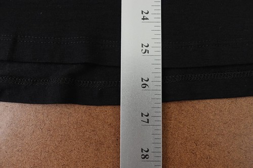 LA Soul Women's Size Large Black Love Laugh Live 3/4 Raglan Sleeve Tunic Tee NWT - Picture 9 of 9