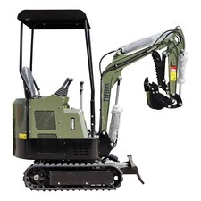 FREE SHIP Mini Excavator 1 Ton Digger 13.5hp Gas Tracked Crawler B&S EPA Engine