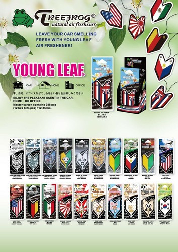 Treefrog Young Leaf Black Milk Tea 6-Pack, Boba Panda Car Hanging Air Freshener - Picture 5 of 5