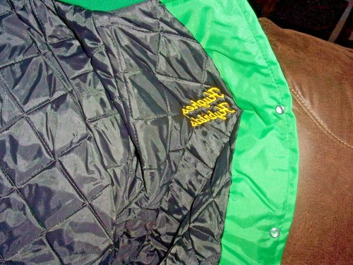 Vintage HUGHES HYBRIDS Green Jacket/Coat, Farmer Ag, Men's XXL, Badger Jackets - Picture 6 of 6