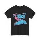 Skier Shirt, Let's Ski Retro Apparel Skiing Lovers Winter Sports Fans Shirt