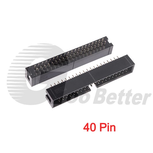 2.54mm -6 8 10 14 16 20 26 30 Ways IDC Straight Pin Boxed PCB Header Connectors - Picture 13 of 14