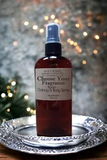 HANDCRAFTED, ROOM, CLOTHING & BODY SPRAY ~ 4.5oz ~made to order~ 100+ SCENTS