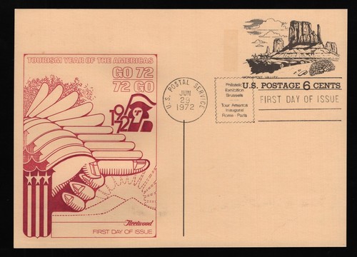 #UX62 6c Monument Valley, Fleetwood FDC **ANY 5=FREE SHIPPING** - Picture 1 of 2