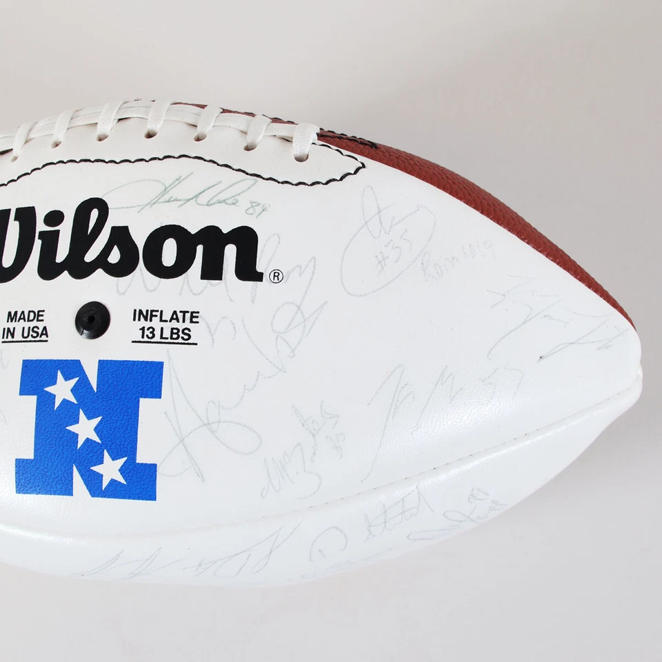1998 Pro Bowl Team Signed Football NFC 25+ Sigs. Incl. Derrick Brooks, Warren... - Image 3 of 4